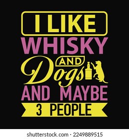 Whiskey lover t- shirt design whiskey svg design whiskey typography eps file whiskey vintage design