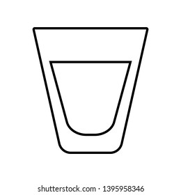 Whiskey. Scotch glass icon. Element of eating for mobile concept and web apps icon. Outline, thin line icon for website design and development, app development