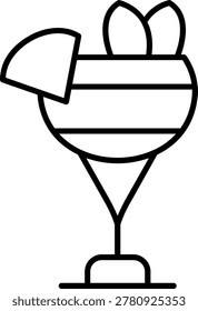 Whiskey Sour Icon Vector Element line icon design vector icons