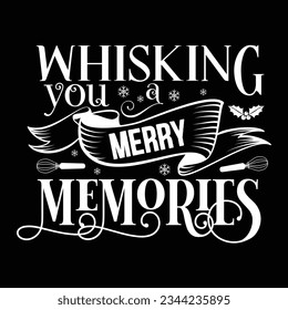 Whisking you a merry christmas, , Vector file