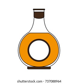 Whisky glass bottle