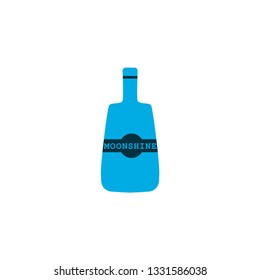 Whisky icon colored symbol. Premium quality isolated moonshine element in trendy style.