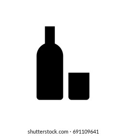 Whisky icon illustration isolated vector sign symbol