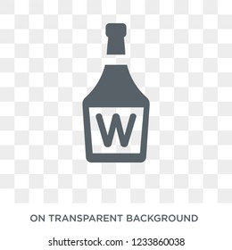 Whisky icon. Trendy flat vector Whisky icon on transparent background from Nautical collection. 