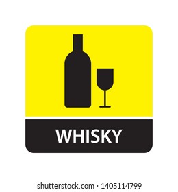 Whisky icon for web and mobile