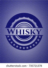 Whisky with jean texture