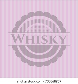 Whisky pink emblem