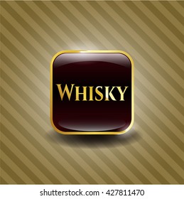 Whisky shiny emblem