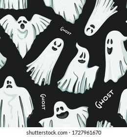 Whisper Ghost hand sketch pattern