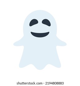 Fantasma de Whisper aislado en fondo blanco