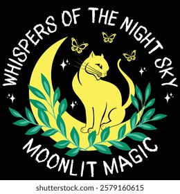 Whispers Of The Night Sky - Ready to Use Graphic Design Illustration