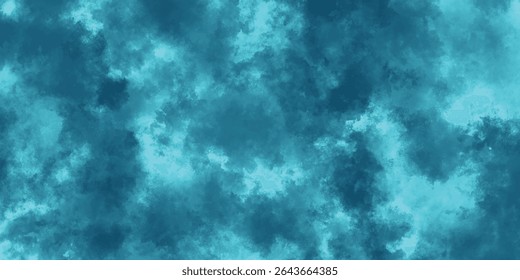 Sussurros de Vapor Colorido de Azul Escuro Fluindo em Harmonia Abstrata sobre Azul Claro

