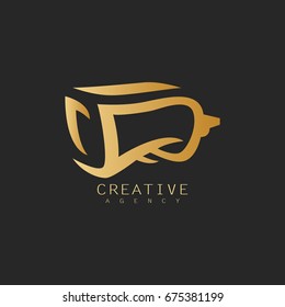 whistle abstract logo