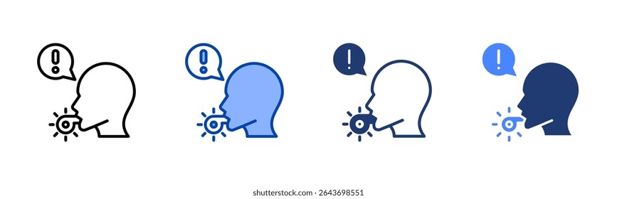 Whistle Blower icon sheet multiple style collection
