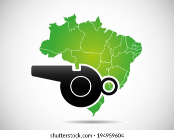Whistle Brazil Referee