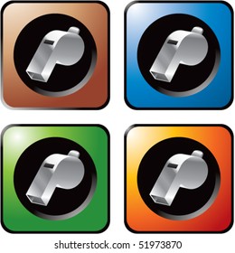 iconos web de colores silbidos