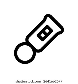 Whistle. Editable stroke vector icon.