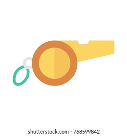 whistle flat icon