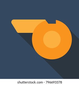 Whistle flat icon