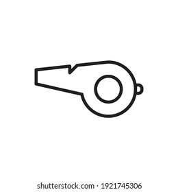 Whistle hat icon design. vector illustration