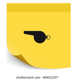 Whistle icon.