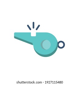 whistle icon of color style design vector template