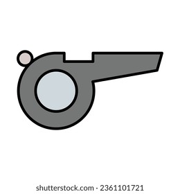 Whistle Icon Design For Personal And Commercial Use.