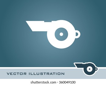 Whistle icon. Eps-10.