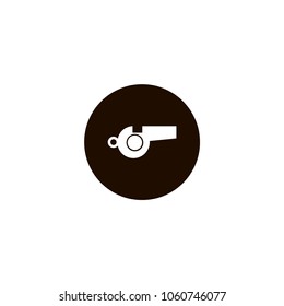 The whistle icon. flat design