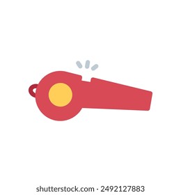 	
whistle icon flat style vector