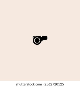 Whistle icon flat vector design.