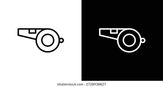 Gráfico de ícone de assobio, traçado editável. Adequado para design de site, logotipo, aplicativo, modelo e ui ux.