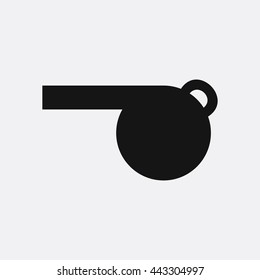 Whistle icon illustration isolated vector sign symbol