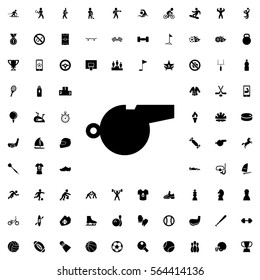 whistle icon illustration isolated vector sign symbol