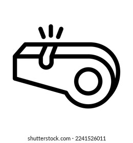 whistle icon illustration vector graphic
