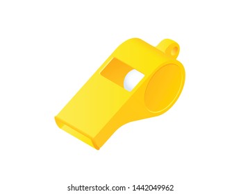 Whistle icon isolated on white background