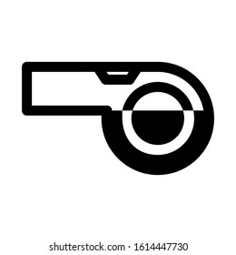 whistle icon isolated sign symbol vector illustration - high quality black style vector icons
