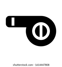 whistle icon isolated sign symbol vector illustration - high quality black style vector icons
