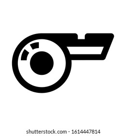 whistle icon isolated sign symbol vector illustration - high quality black style vector icons
