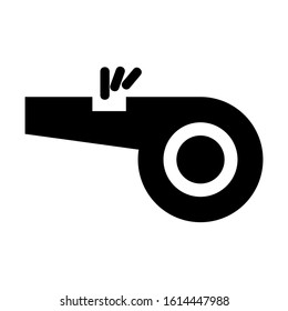 whistle icon isolated sign symbol vector illustration - high quality black style vector icons
