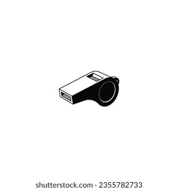 Whistle icon isolated vector graphics