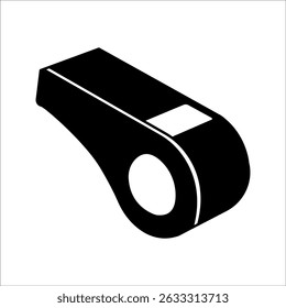Whistle icon in line style. Editable stroke