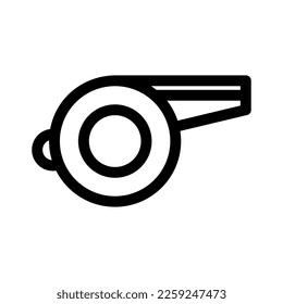 whistle icon or logo isolated sign symbol vector illustration - high quality black style vector icons