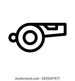 whistle icon or logo isolated sign symbol vector illustration - high quality black style vector icons