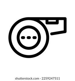 whistle icon or logo isolated sign symbol vector illustration - high quality black style vector icons