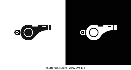 whistle icon logo set vector