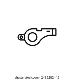 whistle icon logo sign vector outline