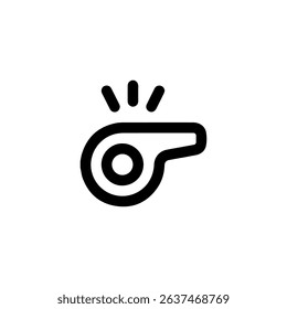 Whistle Icon Logo vector icon