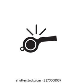 whistle icon logo vector design template