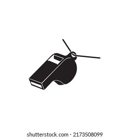plantilla de diseño vectorial de logotipo de icono de silbido